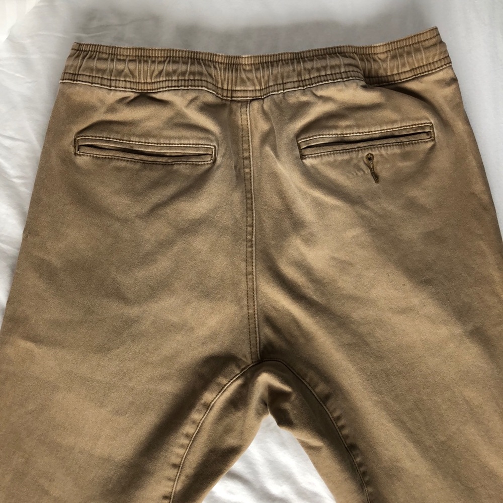 Men’s Khaki Joggers - Picture 3 of 3